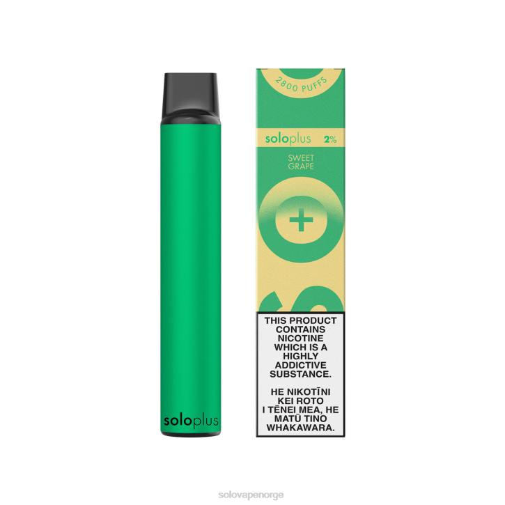 Solo Plus engangs vape paradis samling søt drue JR2240 | Solo Vape Kjøpe