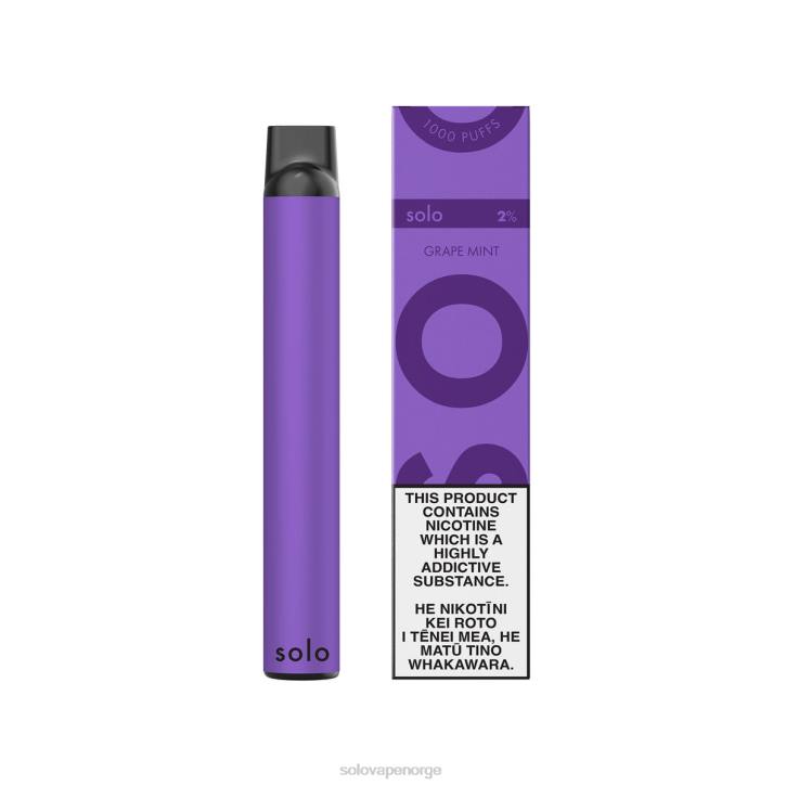 Solo engangs vape druemynte JR227 | Solo Disposable Vape Review