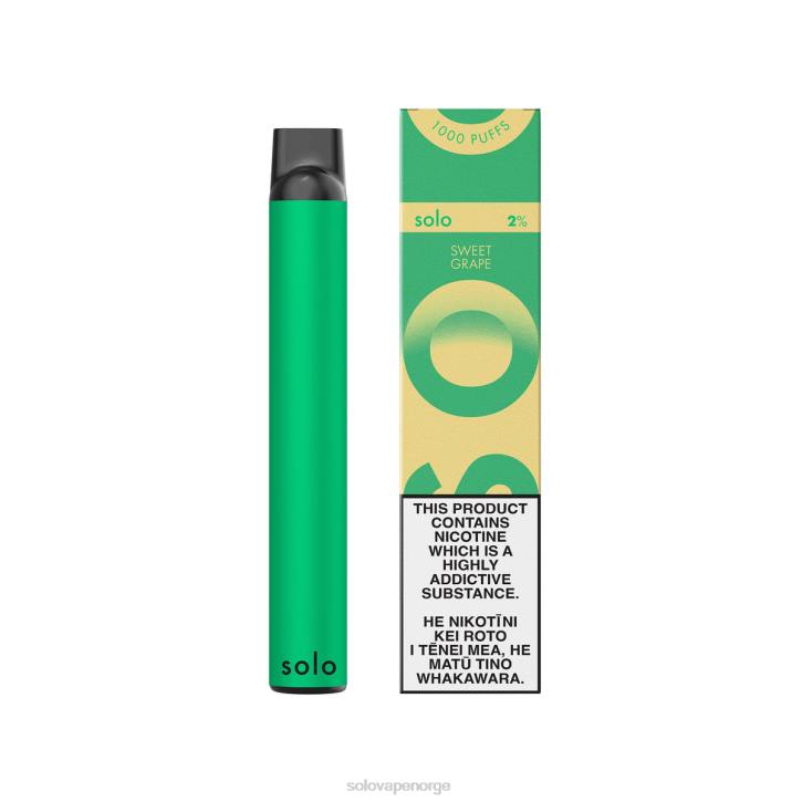 Solo engangs vape paradis samling søt drue JR2220 | Solo Vape Puffs