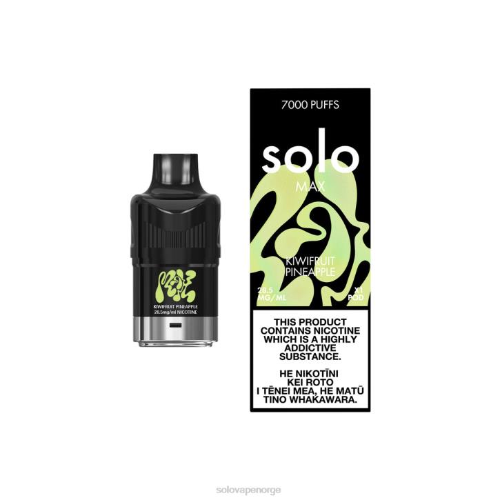Solo MAX pod kiwi ananas JR2287 | Solo Disposable Vape Review