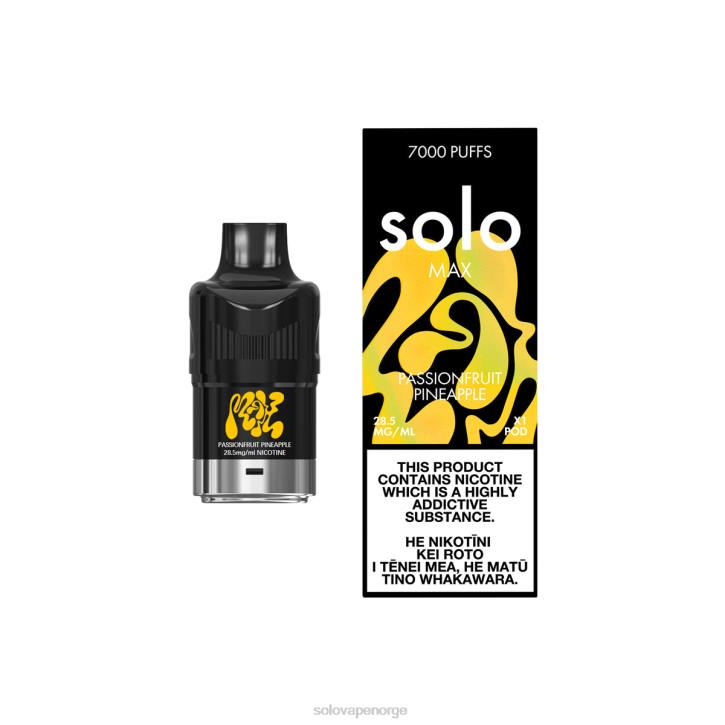 Solo MAX pod pasjonsfrukt ananas JR2281 | Solo Vape Norge