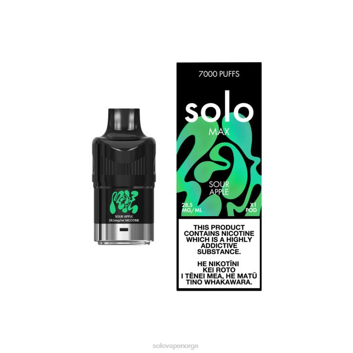 Solo MAX pod surt eple JR2280 | Solo Vape Kjøpe