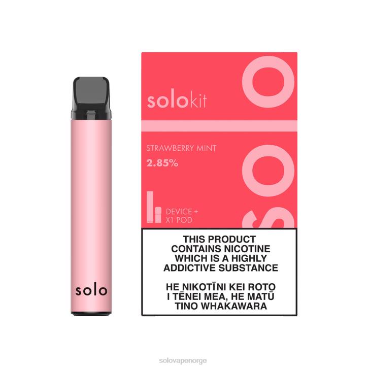 Solo podsett jordbær mynte JR2241 | Solo Vape Norge